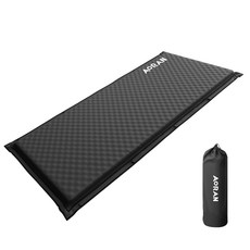 Aoran 캠핑침대 자충매트 방수 두꺼운 휴대용, 블랙