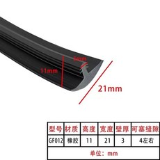 태양광 패널 틈새 틈막이 차단 PVC 고무 패킹 문 바킹, P. GF02 PVC 폭 2 높이 카드 4