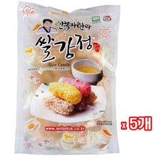 쌀강정 200g 5개 전통 한과 아이들 부모님 간식 명절 선물, 쌀강정 200gX5개