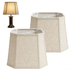 DOLOOTA 베이지 리넨 팔각형 전등갓 1개 305440 8959329440, Beige - 2 Packs