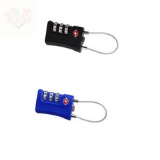 HICKIES 3중번호잠금 와이어자물쇠 TSA