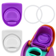 GIcGIeo Owala FreeSip 680.4g24온스와 호환되는 3키트 교체용 실리콘 스토퍼 씰 및 O 링 개스킷 물병 뚜껑 인서트 캡 고무 부품 400/19/32/40, 2 Full Seal Kit, 2 Colors Kit​ 3