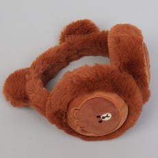 LINE FRIENDS 可折疊兒童耳罩冬季耳罩保暖耳罩女孩兒童嬰兒角色用品
