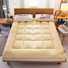 침대 접이식 매트 침대토퍼 라텍스 메모리폼 손님용 차박, 1cm, 3D 옐로우