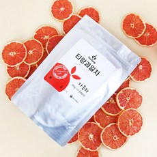 티랑 건조자몽 100g 원형 자몽차 건조과일, 1