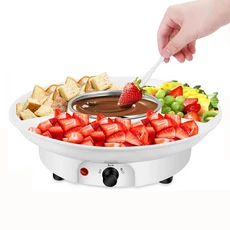 전기 핫초코 치즈 소형 핫팟 초콜릿 기계 멜팅팟 항온, 02 white