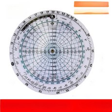 진심글로벌 계산자 공학 로그자 백터 공학용 눈금자, 1개, 원형 계산자
