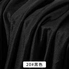 裙子內襯佈料 防透裏佈 夏季 針織橫嚮彈力 純色佈頭, 1個, 20 黑色 1米價