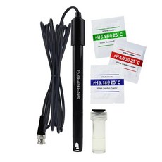 0 14 pH 프로브 전극 BNC 커넥터 300cm 케이블이 수중 측정기 모니터 컨트롤러 테스트 센서 수족관 수경재배 식물 수영장 스파용 교체 키트 1901175, 0 14 pH 프로브 전극 BNC 커넥터 300cm 케