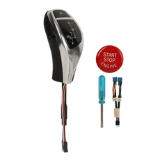 완벽한 매치 LED 시프터 레버 노브 쉬운 설치 인체공학적 클릭 스타트 단추 E90