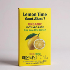 [레몬타임] 스페인산 유기농 NFC 100% 레몬즙, 20g, 56개