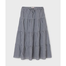 후아유 Check Long Tiered Skirt WHWHG2441F 454842