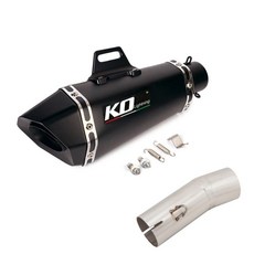 오토바이용 슬립온 풀 배기 시스템 프론트 링크 파이프, A. 중간 파이프, 1. G