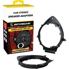 일부 200520 GM 차량과 호환되는 Scosche SAGMHR634 65675인치 스피커 어댑터 6 2인치 34인치 자동차 도어 스피커용 스페이서 쌍으로 판매 차량용 가이드