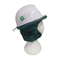 스왈록 안전모용 방한대 Cold stop 콜드스탑 안전모방한 투습 방품 방수 발수 오염방지, 1개, 다크그린, 1개입