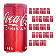 코카콜라 탄산음료 미니, 190ml, 1개
