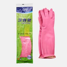 크린랩 고무장갑, 핑크, 특대(XL), 5개