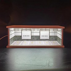 자동차 차고 디오라마 미니어처 모델 모형 건물 장면 주차장, 2. 308, 1개