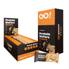 GOpower 果果能量 蛋白威化餅【花生】(10入/盒) 高蛋白 健身補給, 1盒, 300g