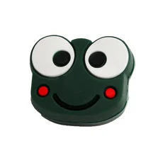 쿠쿠스토어 스포츠 테니스 스태프 충격 방지 만화 실리콘 소프트 흡수 라켓 댐퍼 진동, 03 Frog