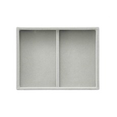 MUJI 아크릴 케이스용 벨루어 파티션 세로, 2개, 단일