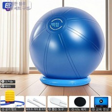 대형 짐볼 운동 균형 필라테스 밸런스, 다크블루