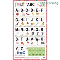 로넬리빙 새샘 룰루랄라영어 사운드벽보 520x765mm 영어단어 발음학습 1개입