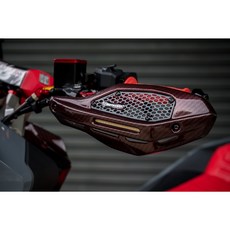 現貨 黑色 ADV350 護弓 含鏡子 方向燈 擋風罩 開放式護弓 水轉印卡夢 MOTOZAAA 浩哥部品, 1個