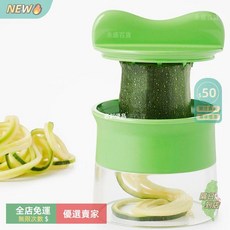 A12 手持式不傷手蔬果不鏽鋼刨絲器螺旋切絲器 新版螺旋刨絲器 廚房工具 安全刨刀 蔬果切絲器 切絲器 刨絲刀, 1個, 【竹塵氏】單頭刨絲器