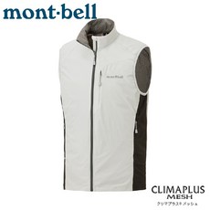 Mont-Bell 男 LIGHT SHELL VT 軟殼背心 淺灰