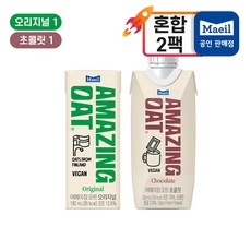 어메이징 오트 2종(오리지널+초콜릿), 2개, 330ml