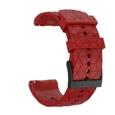 스마트워치 스트랩 호환순토 7 9 용 24mm 실리콘 팔찌 순토 스포츠 손목 HR 스트랩 팔찌 순토 9 바오 교체 [01] 24mm Width 04 D_01 24mm 폭, 빨강 1, 1개