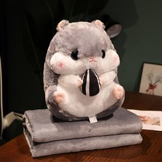 귀여운 햄스터 인형 동물 디자인 쿠션 거실 인테리어 소파 쇼파 등쿠션