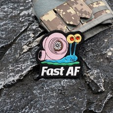 캐릭터 달팽이벨크로 자수와펜 패치, AP13-3, 1개