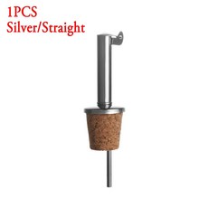 뚜껑이 병 마개 레드 와인 푸어러 올리브 오일 디스펜서 코르크, 1개