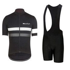 남성용 바이크 의류 세트 사이클링 저지 로드 바이크 셔츠 키트 + 빕 숏 퀵 드라이 풀 지퍼 라이딩 의류 C36-4, 남성용 바이크 의류 세트 사이클링 저지 로드 바이크 셔