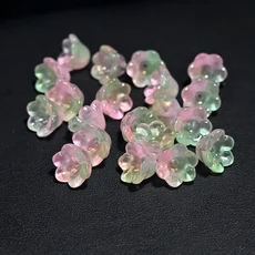 150Pcs 아크릴 그라디언트 은방울꽃 꽃 12MM Bellflower 루즈 비즈 DIY 목걸이 쥬얼리 바느질 Diy Charm 만, 09 4color 150pcs