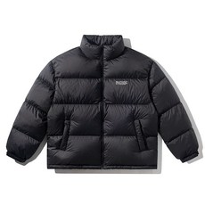 純色立領輕薄羽絨服外套 冬季男士短款保暖外套