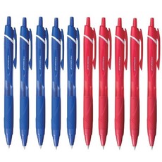 유니 제트스트림 10개, SXN-150C-05 블루+레드