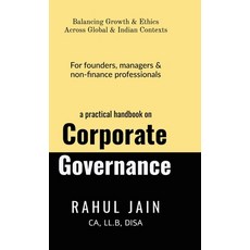 (영문도서)A practical handbook on Corporate Governance: For founders managers & non-finan... Hardcover, Notion Press, English, 9798902691464