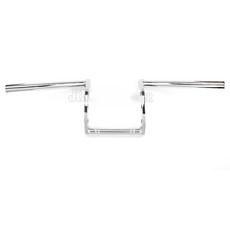 OD 오토바이 범용 바이크 커스텀 레트로 핸들바, 25미리구경 크롬