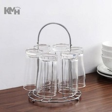 스텐 컵걸이 홀더, 실버, 1개, 실버