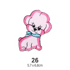 와펜 DIY 자수 패치 와펜모음 열부착식와펜, 4개, 와펜 패치 26번