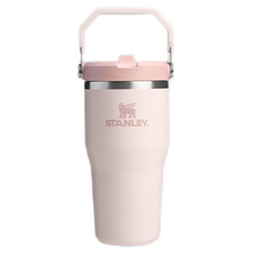 스탠리 아이스플로우 플립 스트로 2.0 텀블러, 로즈쿼츠, 1개, 591ml
