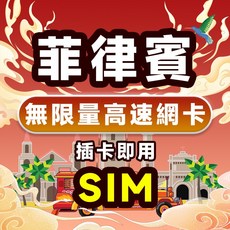 菲律賓網卡 30天無限量高速上網, SMART【每天3GB】,3天