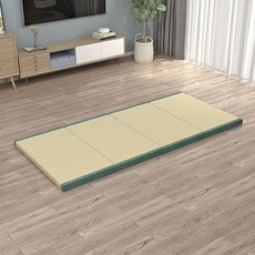 대형 일본식 다다미 펜션 다미방 시원한 쿨매트 접이식, 75 200x3cm 옐로우 린넨 코코넛 팜