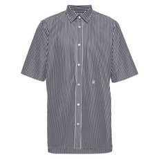 메종 마르지엘라 로고 자수 스트라이프 셔츠