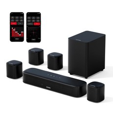 ULTIMEA 7.1CH App 330 W TV Aura A40 TV용 사운드바 서라운드 사운드 시스템 제어