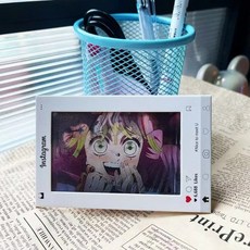 귀멸의칼날 귀칼 홀로그램 렌티큘러 그래픽 카드 시노부 아카자 미츠리 오바나이 비공식 굿즈, 1개, Mitsuri Obanai