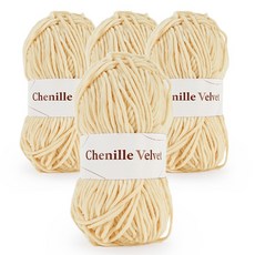 셔닐벨벳 4볼, 103 크림, 4개